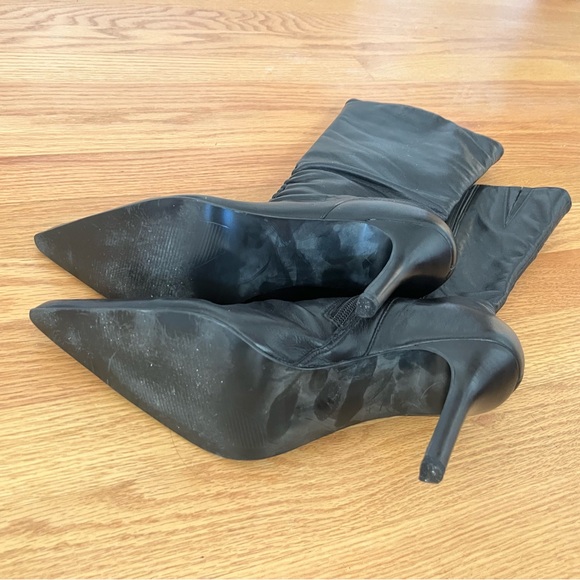 GENUINE LEATHER Vintage Steve Madden Pointed Toe Kitten Heel Boots Never Worn!!! - Picture 3 of 5